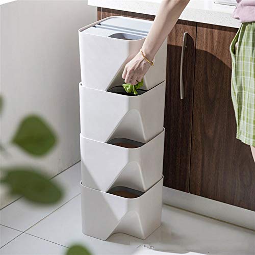 ™Ecoara | פח אשפה רב-תכליתי למטבח – מיון אשפה בקלות